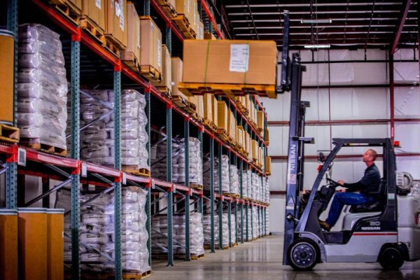 Warehouse storage racks used for household goods storage in Bangalore